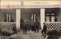 Taourirt Marokko, Le Cercle Militaire, Gruppenaufnahme, Soldaten, Militär
