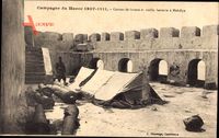 Marokko, Campagne du Maroc 1907 à 1911, Canons de bronze, Batterie, Mehdiya