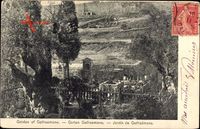 Gethsemane Israel, Jardin, Blick in den Garten, Stadtmauer