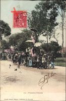 Vietnam, Procession Chinoise, Straßenfest, Umzug, Träger
