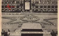Moskau Russland, Preparons la Spartakiade Mondiale Aout 1933, Turnfest