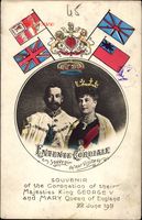 Passepartout König Georg V. von England, Maria von Teck, Coronation 1911