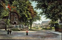 Goslar in Niedersachsen, Blick auf Domkapelle und Kaiserhaus