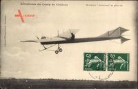 Aérodrome du Camp de Châlons, Monoplan Antoinette en plein vol