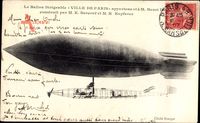 Ballon Dirigéable Ville de Paris, Henri Farman, E. Surcouf, H. Kapferer