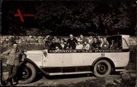 Pélerinage de Lourdes 29 Août 1929, Pilgerfahrt, Reisebus