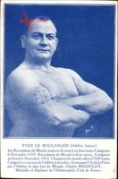Yves le Boulanger, Athlète lutteur, Französisches Ringer