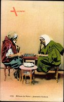 Afrique du Nord, Joueurs déchecs, Arabische Schachspieler