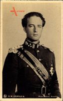 König Leopold III. von Belgien, Portrait, Uniform
