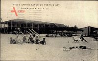 Long Island New York USA,Stills's Bathing Beach,Peconic Bay,Shinnecock Hills