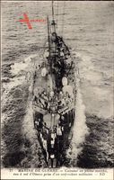 Französisches Kriegsschiff, Marine de Guerre, Cuirassé en pleine marche