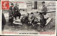 Un Poste de Téléphonie, Franz. Militär, Telefonposten