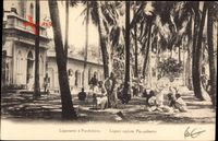 Pondichery Indien, Leposerie, Lepers asylum, Leprakranke