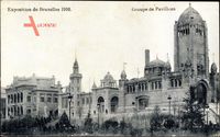 Brüssel, Expo Weltausstellung 1910, Groupe de Pavillons