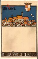 Wappen Wien, Stadt AD 1630, Wappen, Totalansicht