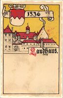 Wappen Wien, Landhaus AD 1536, Totalansicht
