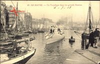 Le Havre Seine Maritime, Un Torpilleur dans les grands Bassins