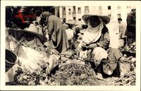 Tanger Marokko, Blick auf zwei Marktfrauen, Araber