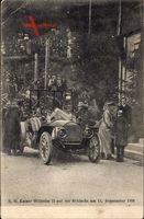 Kaiser Wilhelm II., Schlucht, 11 September 1908, Auto