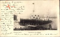 Französisches Kriegsschiff, Lancement du Kléber, Stapellauf