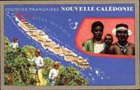 Landkarten Neukaledonien, Colonies Francaises, Récifs, Iles des Pins