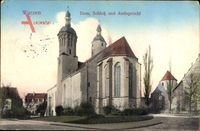 Wurzen in Sachsen, Dom mit Schloss und Amtsgericht